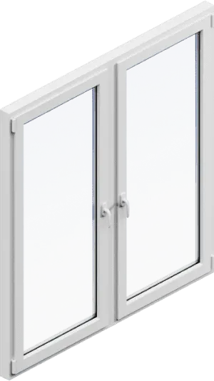 Двухстворчатое окно